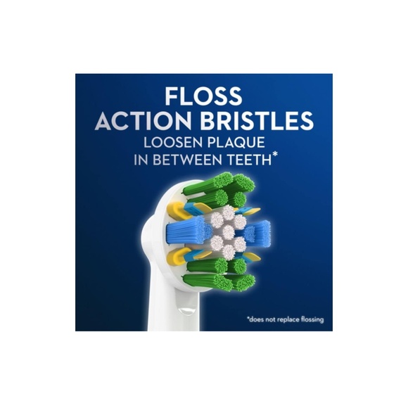Oral-B FlossAction Electric Toothbrush Replacement Brush Heads Refills, 8 Count - Picture 4 of 10